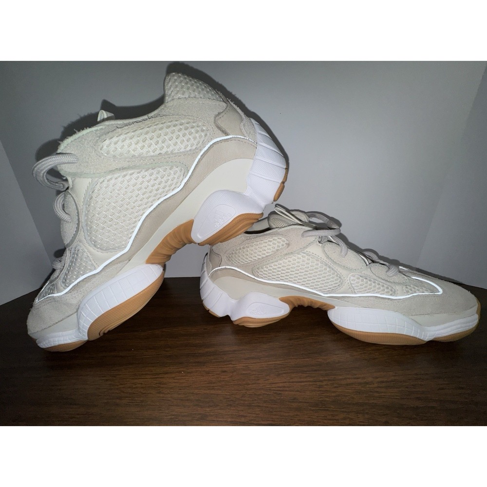 Adidas Mens Yeezy 500 Lace Up Sneakers Shoes Casual - Off White - Size 11.5 M - Picture 3 of 11